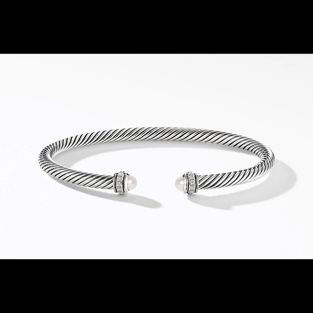 David Yurman Pearl Cable Bracelet